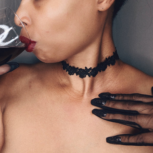 Black Lace Choker – Alexandria Boddie