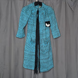 Vintage Blue Bed Jacket by Eva Franco
