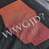Original "WWGJD?" Black Crop Top