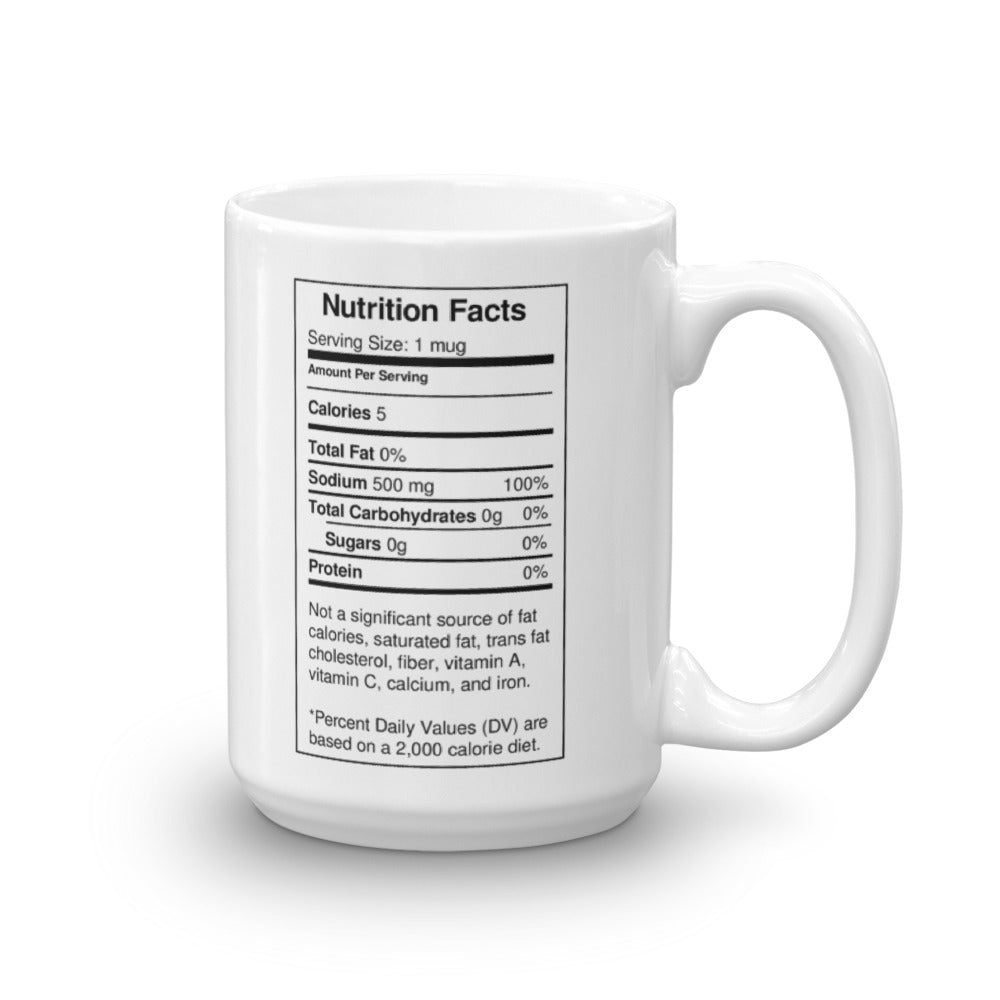 White Discomfort Mug